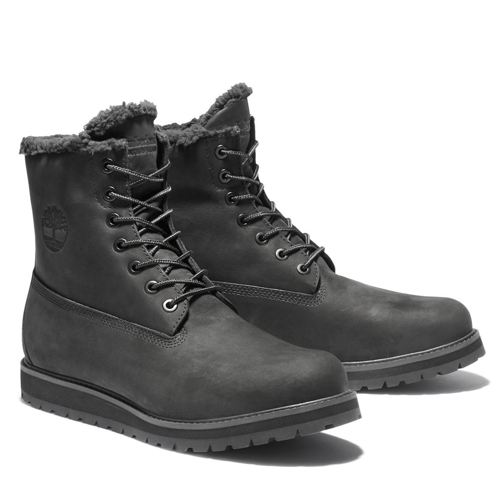 Botas 6-Inch Timberland Argentina Hombre - 6-Inch Richmond Ridge Waterproof - Negras - QZJLXF-024